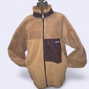 Retro x teakwood Patagonia Sherpa fleece Mens XL